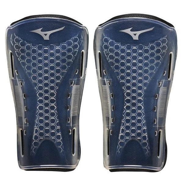 MIZUNO Football Shin Guard P3JYGB83017 Removable Pad Silver